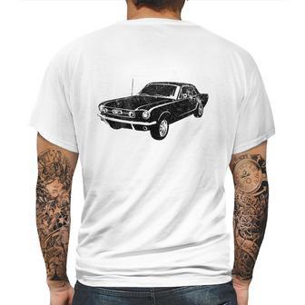 1965 Ford Mustang Coupe Mens Back Print T-shirt | Favorety UK