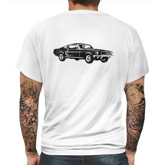 1968 Ford Mustang Fastback Mens Back Print T-shirt | Favorety CA