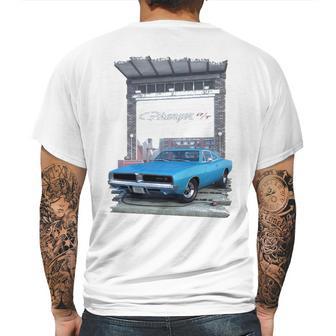 1969 Dodge Charger Graphic Design Printed Casual Daily Basic Mens Back Print T-shirt | Favorety