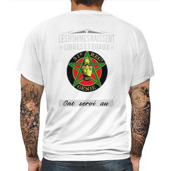 31E Regiment Du Genie Mens Back Print T-shirt | Favorety AU