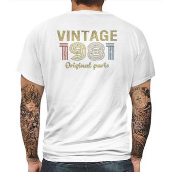 40Th Birthday Gift Retro Birthday Vintage 1981 Mens Back Print T-shirt | Favorety UK