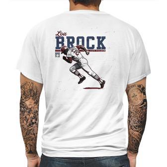 500 Level Lou Brock Mens Back Print T-shirt | Favorety UK