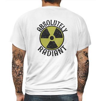 Absolutely Radiant Nuclear Radioactive Sign Mens Back Print T-shirt | Favorety DE