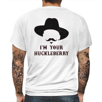 Absurd Ink Im Your Huckleberry Doc Holliday Mens Back Print T-shirt | Favorety CA