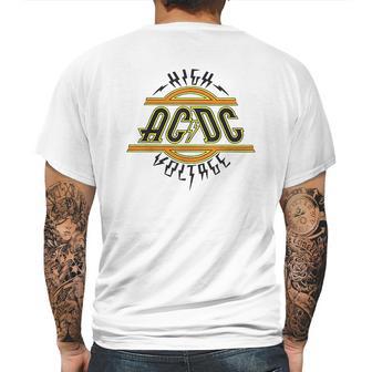 Ac Dc High Voltage Mens Back Print T-shirt | Favorety