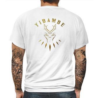 African Yibambe Mens Back Print T-shirt | Favorety CA