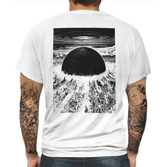 Akira Cyberpunk City Explosion Mens Back Print T-shirt | Favorety DE