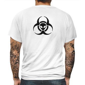 Alien Biohazard Mens Back Print T-shirt | Favorety