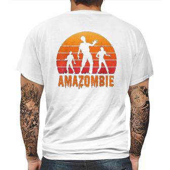 Amazombie Coworker Warehouse Zombie Gag Gift Mens Back Print T-shirt | Favorety CA