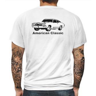 American Classic Hotrod Chevelle Nova Muscle Car Mens Back Print T-shirt | Favorety CA