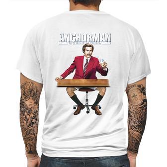 Anchorman Ron Burgundy Mens Back Print T-shirt | Favorety DE