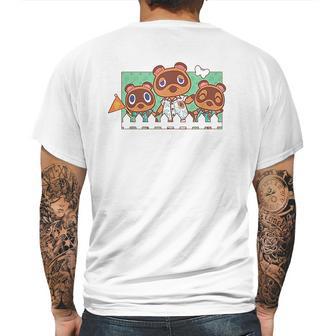 Animal Crossing New Horizons Nook Family Mens Back Print T-shirt | Favorety CA