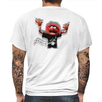 Animal Muppets Rock Mens Back Print T-shirt | Favorety