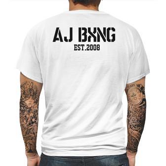 Anthony Joshua Aj Bxng Mens Back Print T-shirt | Favorety