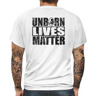 Anti Abortion Unborn Lives Matter Mens Back Print T-shirt | Favorety AU