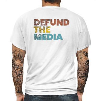 Anti Fake News Efund The Media Apparel Mens Back Print T-shirt | Favorety DE