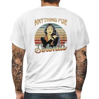 Anything For Selenas Vintage Mens Back Print T-shirt | Favorety CA