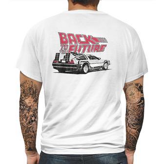 Back To The Future Delorean Graphic Mens Back Print T-shirt | Favorety AU