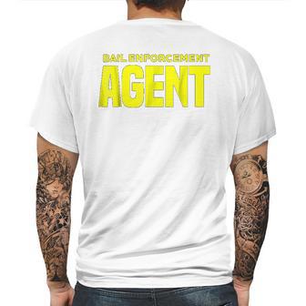 Bail Enforcement Agent For Fugitive Bounty Hunters Mens Back Print T-shirt | Favorety UK