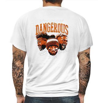 Baker Mayfield Woke Up Feeling Dangerous Mens Back Print T-shirt | Favorety DE