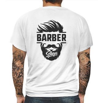 Barber Shop Apron Combo Blade Case Station Hair Set Mens Back Print T-shirt | Favorety UK