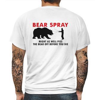 Bear Spray Mens Back Print T-shirt | Favorety CA