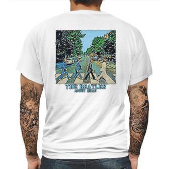 The Beatles On The Abbey Road Mens Back Print T-shirt | Favorety DE