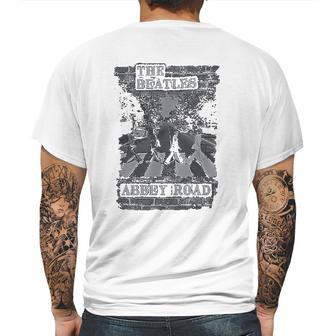 The Beatles Brick Wall Mens Back Print T-shirt | Favorety