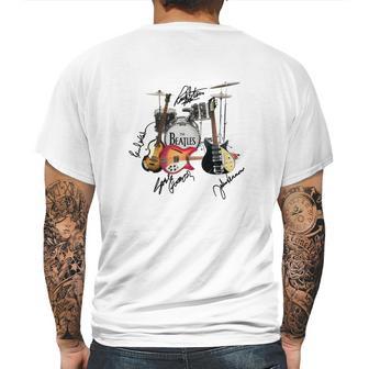 Beatles Musical Instrument Mens Back Print T-shirt | Favorety CA