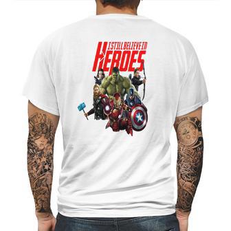 I Still Believe In Heroes Mens Back Print T-shirt | Favorety UK