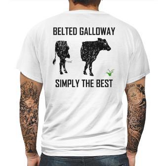 Belted Galloway Simply The Best Vintage Cow Gift Mens Back Print T-shirt | Favorety AU