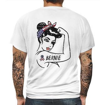 Bernie Woman Unbreakable Mens Back Print T-shirt | Favorety