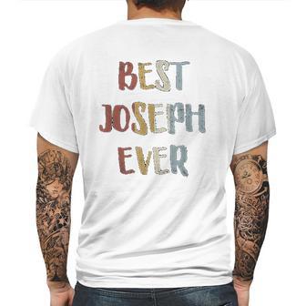 Best Joseph Ever Retro Vintage First Name Mens Back Print T-shirt | Favorety DE