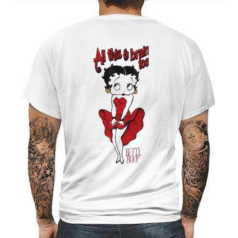 Betty Boop Brains Insulated Mens Back Print T-shirt | Favorety DE