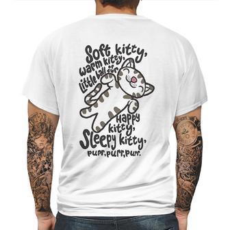 The Big Bang Theory Soft Kitty Mens Back Print T-shirt | Favorety