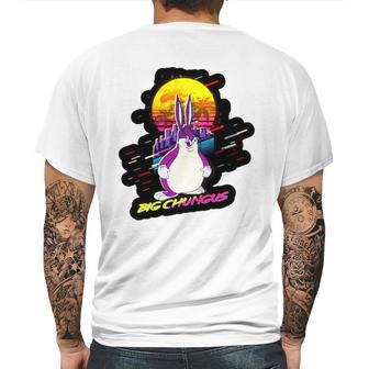 Big Chungus With Rabit Mens Back Print T-shirt | Favorety CA