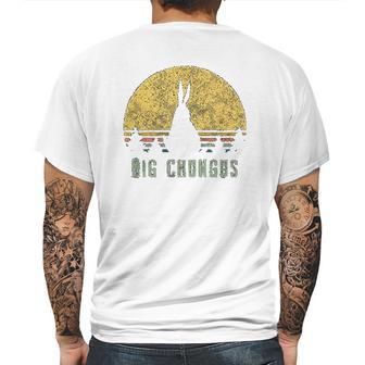 Big Chungus Retro Vintage Sunset Meme Mens Back Print T-shirt | Favorety CA