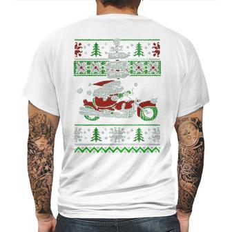 Biker Santa V2 Mens Back Print T-shirt | Favorety CA