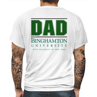 Binghamton University State University Of New York Proud Dad Parents Day Mens Back Print T-shirt | Favorety DE