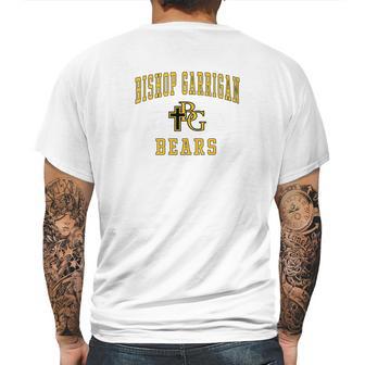 Bishop Garrigan High School Bears C1 Mens Back Print T-shirt | Favorety