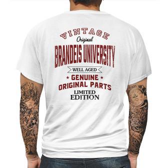 Brandeis University Well Aged Vintage Original Parts 2020 Mens Back Print T-shirt | Favorety AU