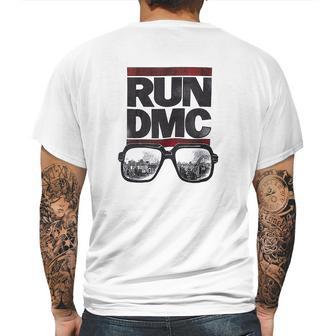 Bravado Run Dmc Glasses Cityscape Mens Back Print T-shirt | Favorety AU