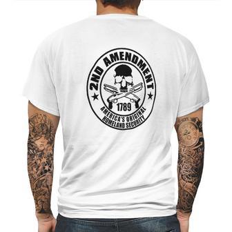 Brisco Brands 2Nd Amendment 1789 Homeland Security Mens Back Print T-shirt | Favorety UK