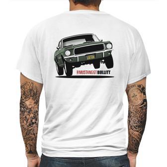 Bullitt - Ford Mustang Gt 1968 Mens Back Print T-shirt | Favorety DE