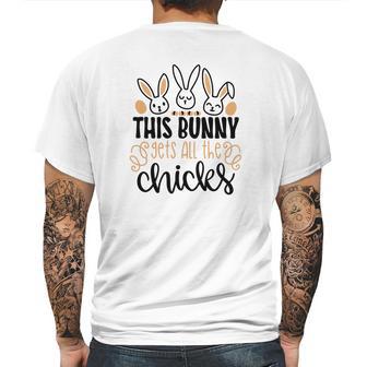 This Bunny Gets All The Chicks Funny Mens Back Print T-shirt | Favorety AU