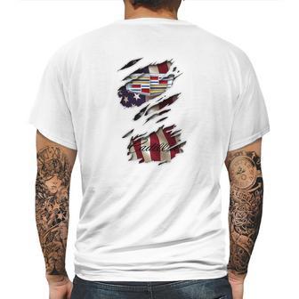 Cadillac Fan Us Cadillac Fan Us Cadillac Fan Us Mens Back Print T-shirt | Favorety DE