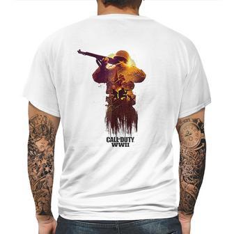 Call Of Duty Wwii War Zone Front Line Mens Back Print T-shirt | Favorety UK