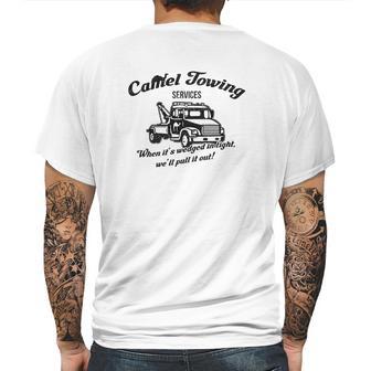 Camel Towing Fun Mens Back Print T-shirt | Favorety UK