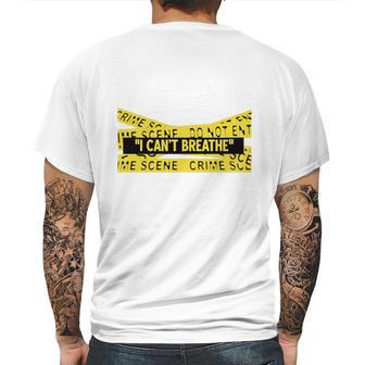 I Cant Breathe Eric Garner Yellow Mens Back Print T-shirt | Favorety UK