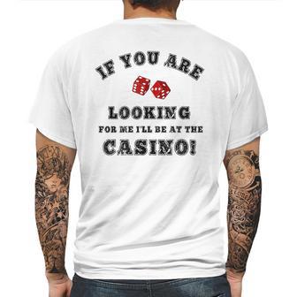 Casino Funny Cruise Ship Accessories Boat Mens Back Print T-shirt | Favorety UK